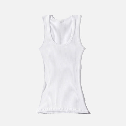 Richelieu Rib Top White