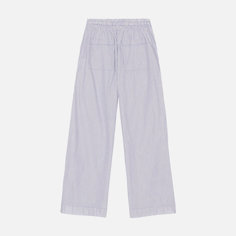 Sam Pants White/Blue Stripe