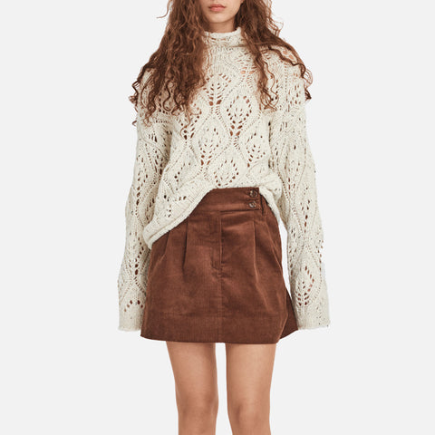 Seth Skirt Dark Brown