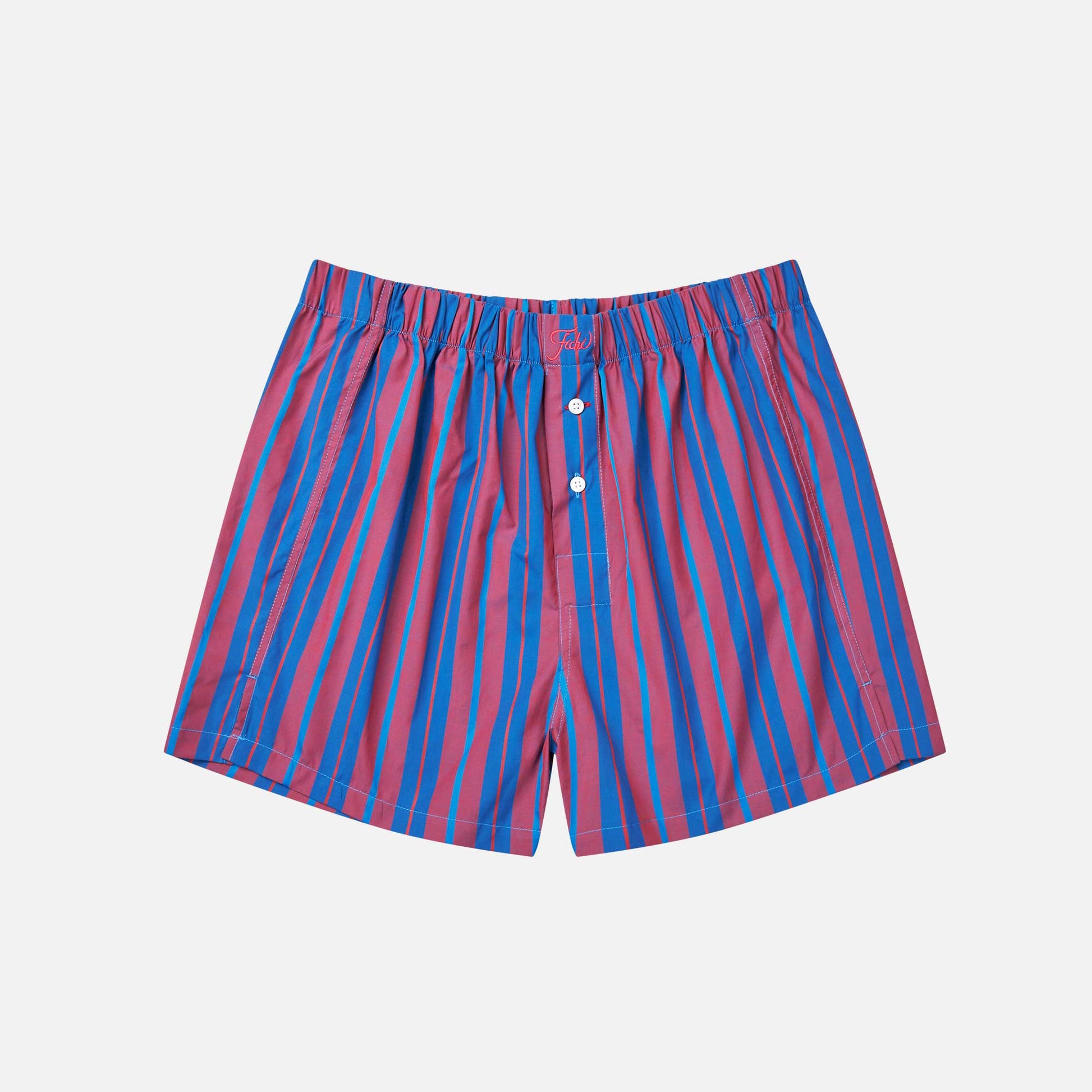 Shorts Red/Blue Stripe