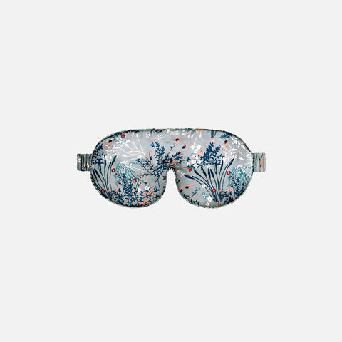Silk Eye Mask Tucana Silver Mint