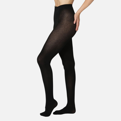 Simone Cashmere Stockings Black