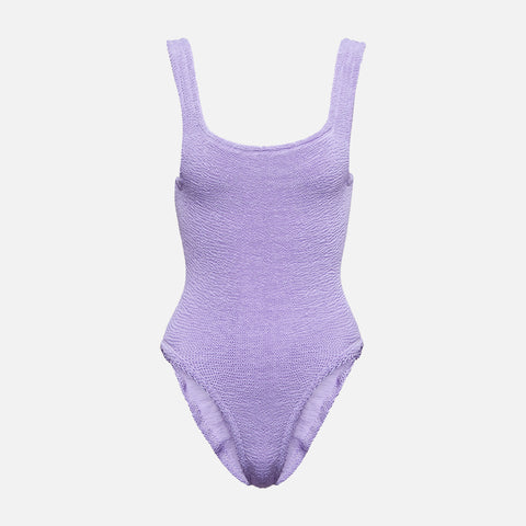 Square Neck Swimsuit Lilac