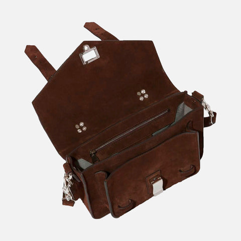 Suede PS1 Tiny Bag Dark Chocolate