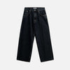 Super Wide Jeans Black Stone