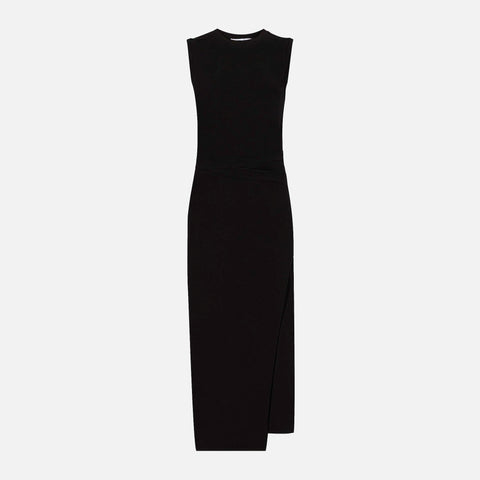 T-Shirt Wrap Dress Black