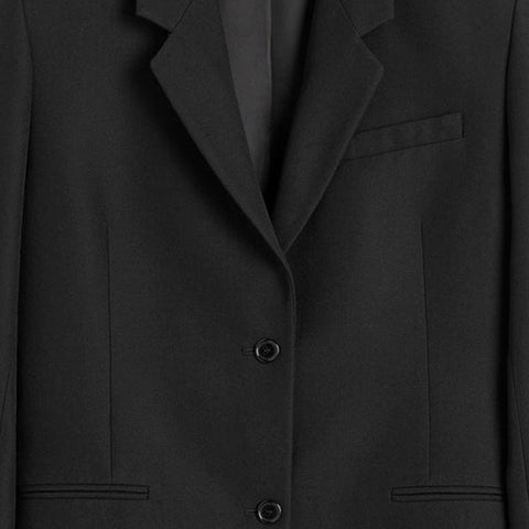 Tailored Suit Jacket Black