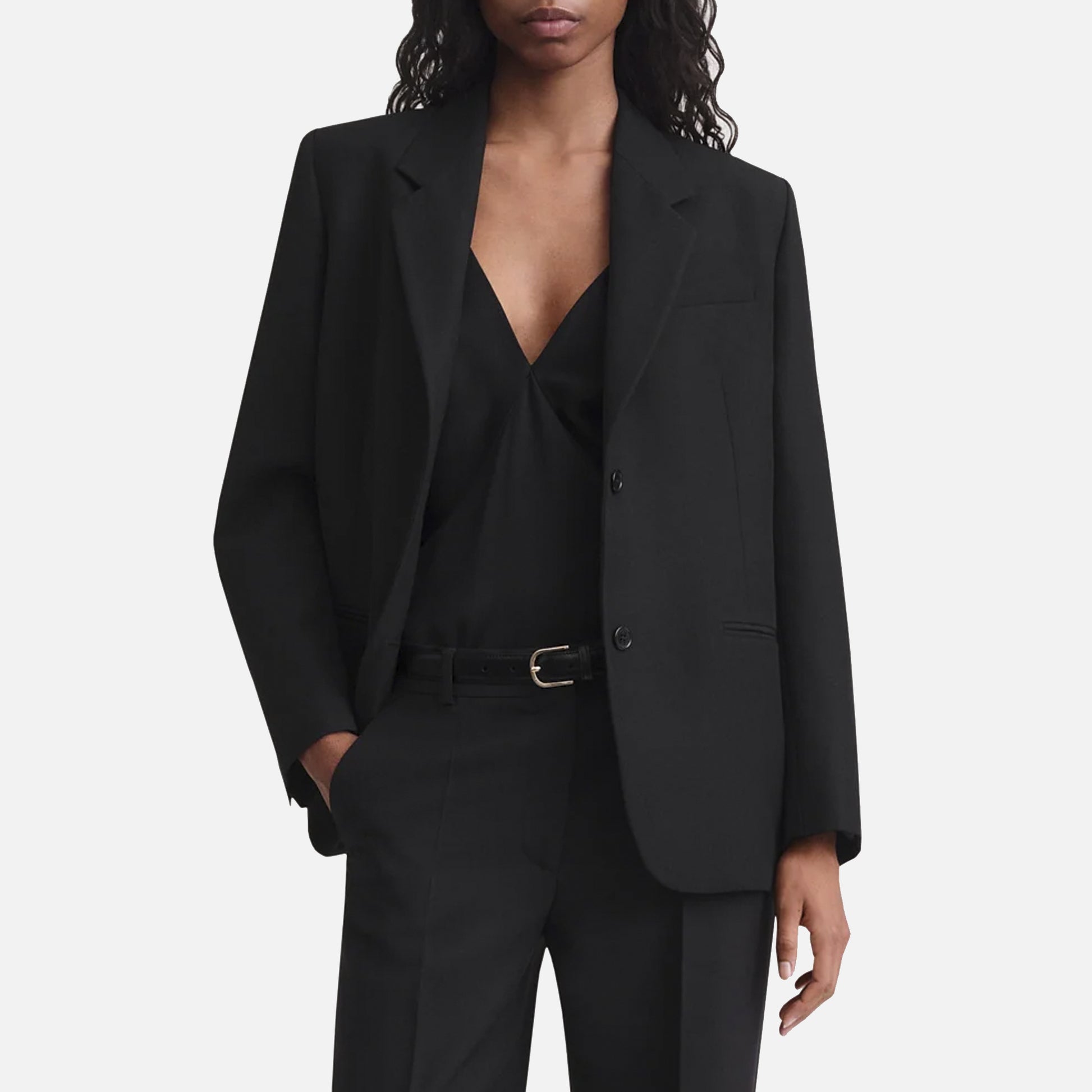 Tailored Suit Jacket Black
