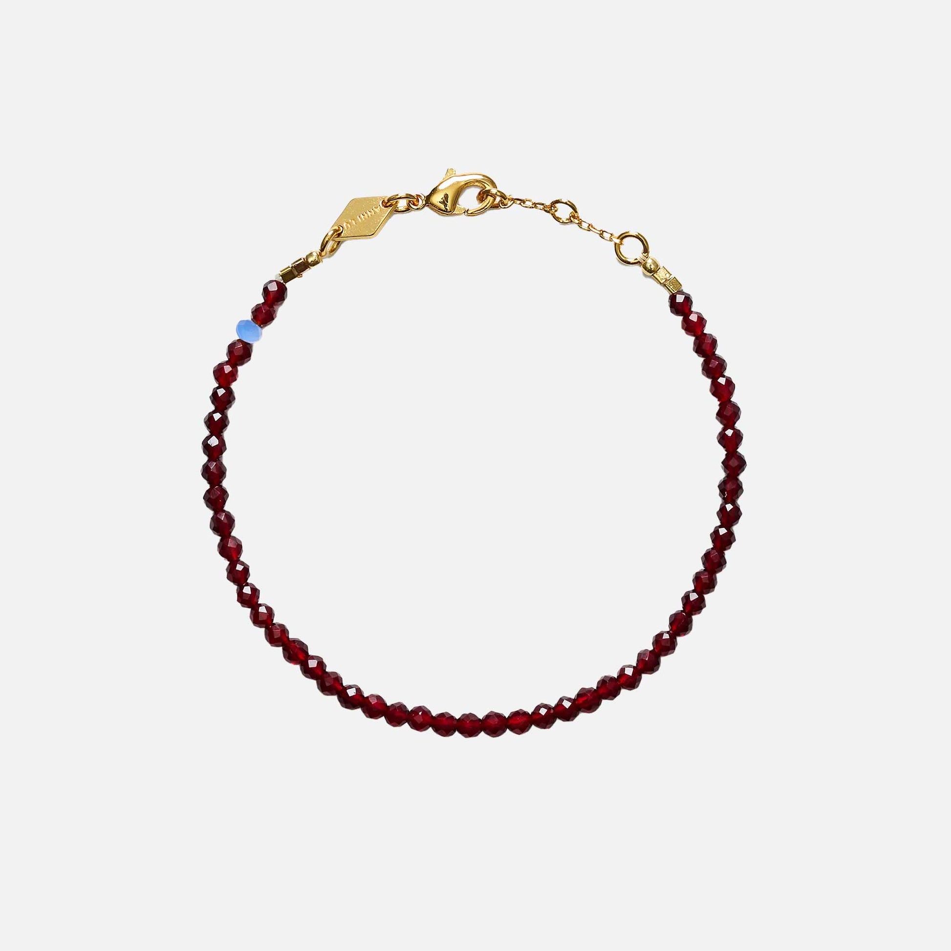 Tan Line Bracelet Deep Burgundy