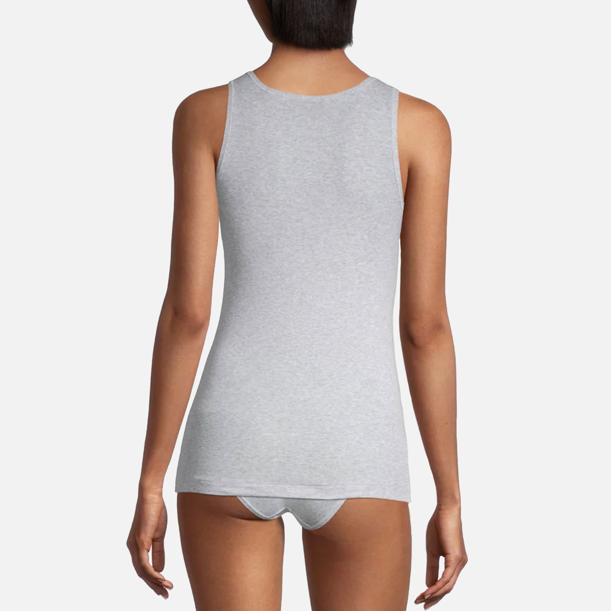 Tank Top Cotton Silver