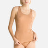 Tank Top Silk Rib Caramel