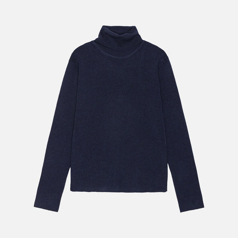 Tao Rib Turtleneck Knit Navy