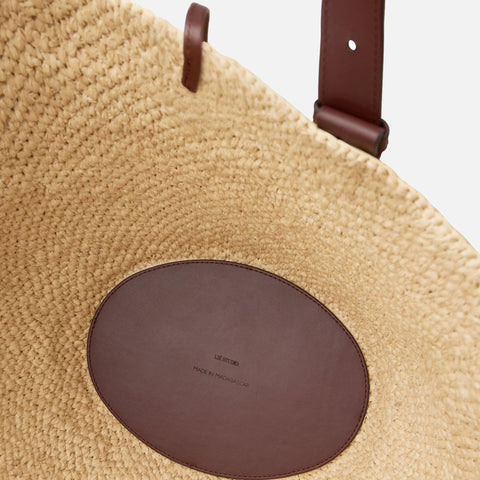 The Bianca Large Raffia Bag Natural