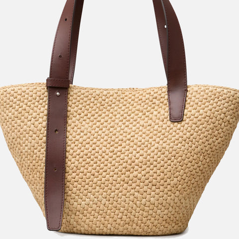 The Bianca Small Raffia Bag Natural