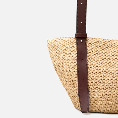 The Bianca Small Raffia Bag Natural