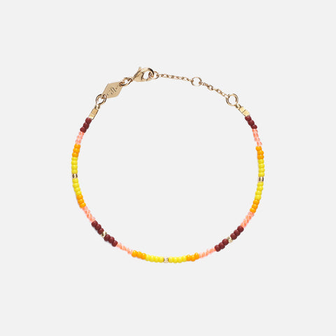 Tie Dye Bracelet Sunshine