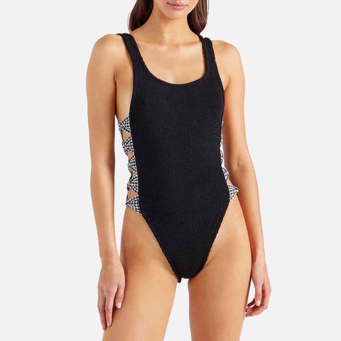 Tiffany Swim Black Gingham