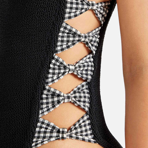 Tiffany Swim Black Gingham