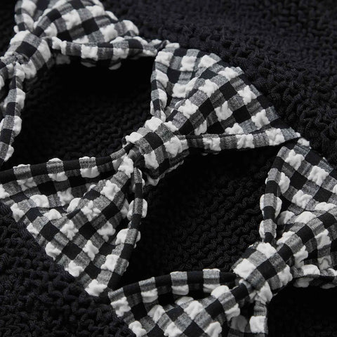Tiffany Swim Black Gingham