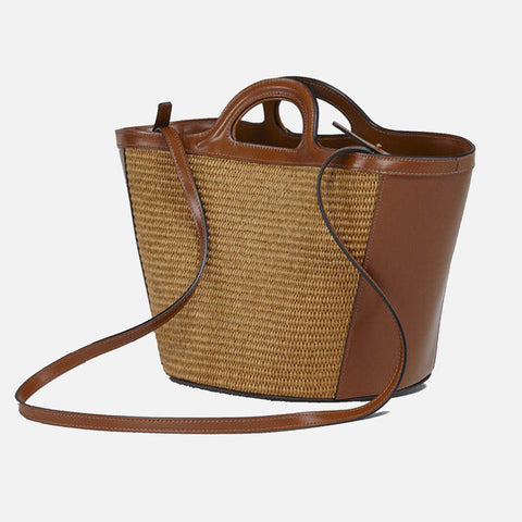 Tropicalia Small Handbag Raw Sienna