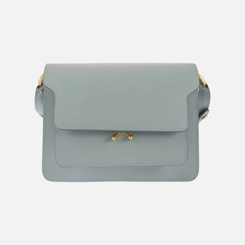 Trunk Bag  Saffiano Leather Aquamarine