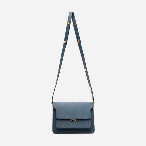 Trunk Bag Saffiano Leather Orion Blue