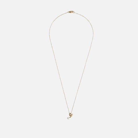 Twig Necklace Gold