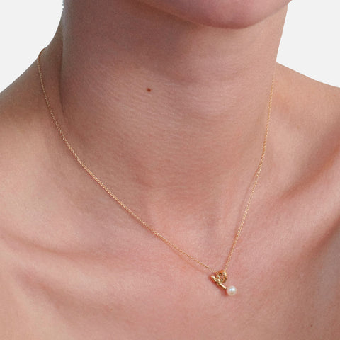 Twig Necklace Gold