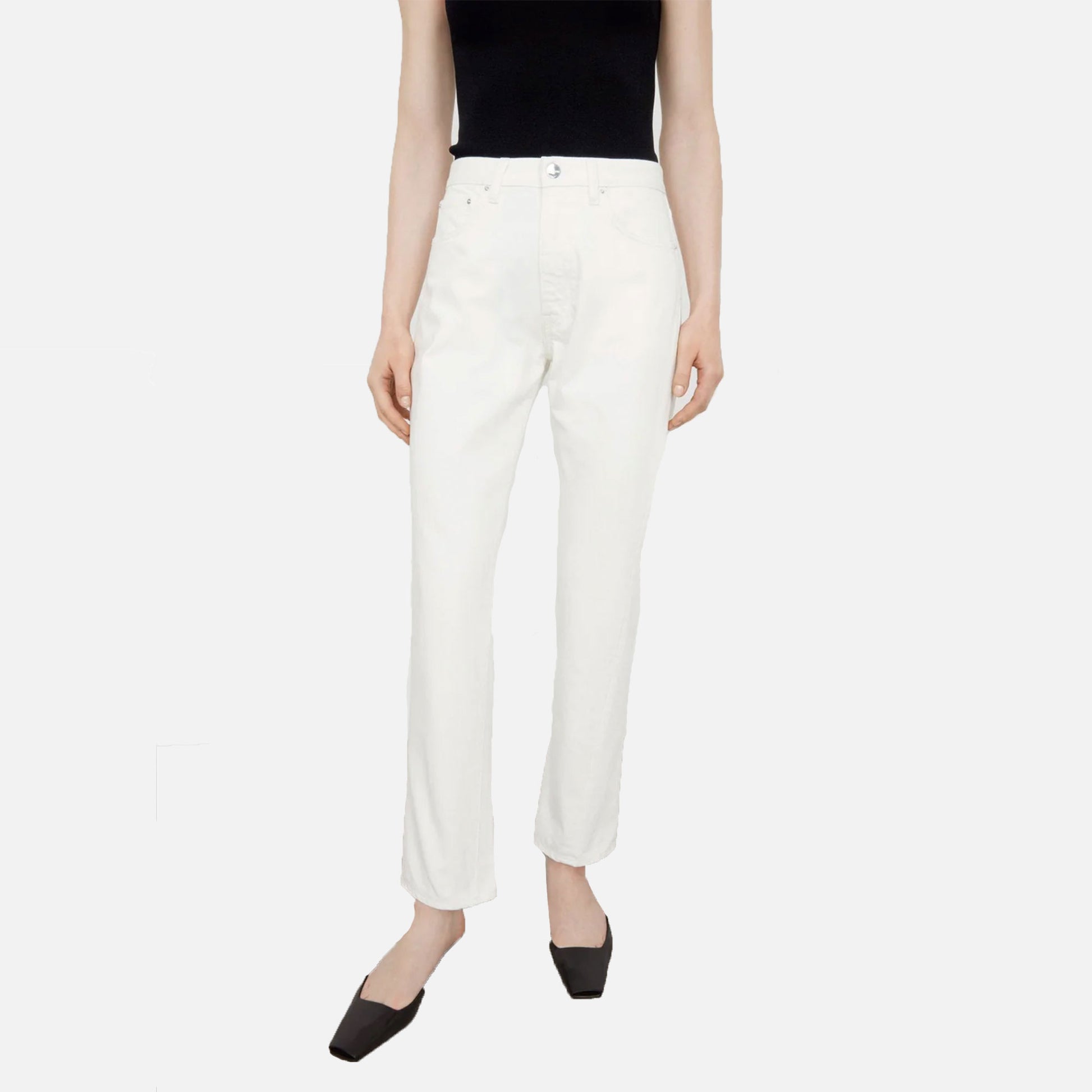 Twisted Seam Denim Off-White