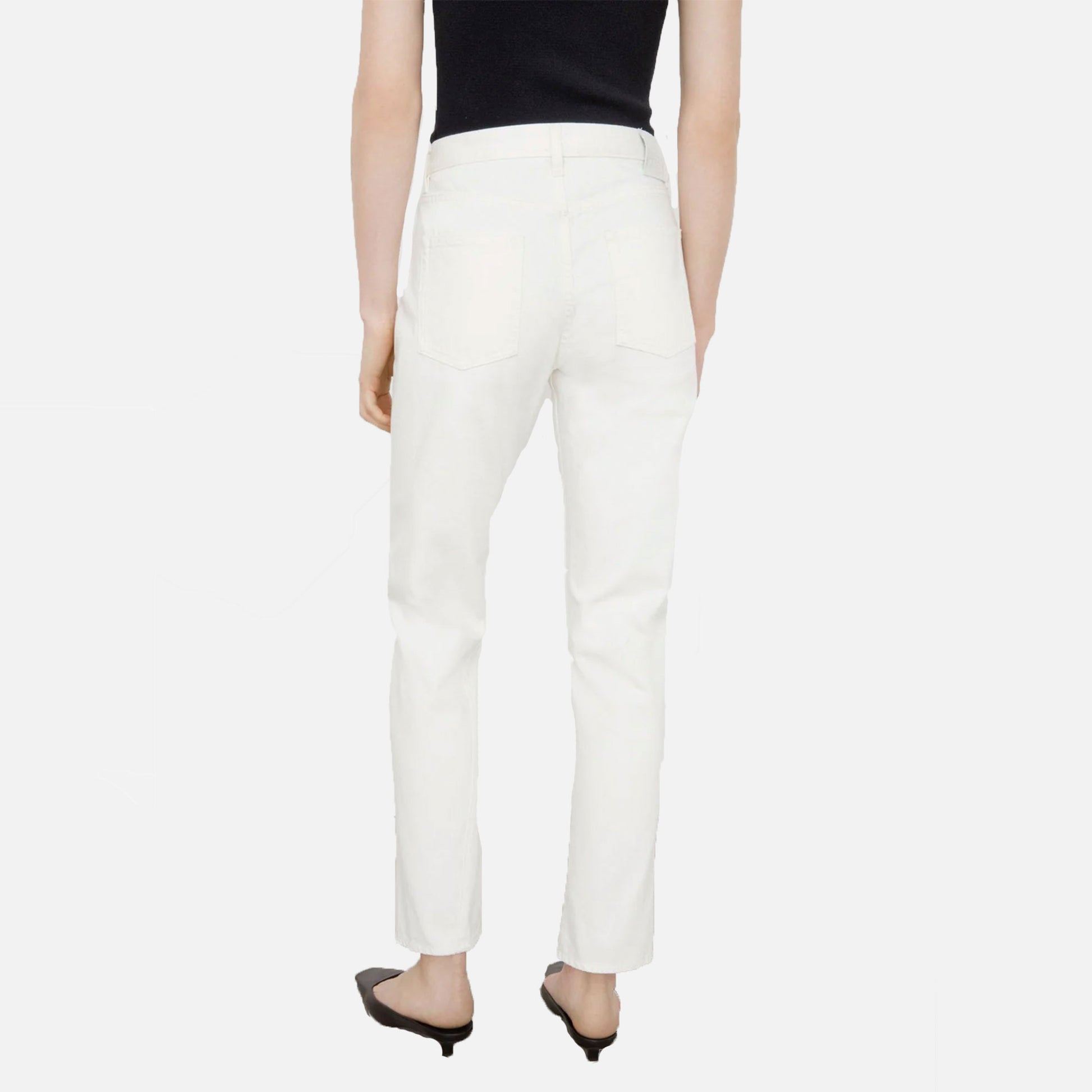 Twisted Seam Denim Off-White