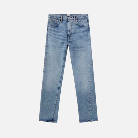 Twisted Seam Denim Worn Blue