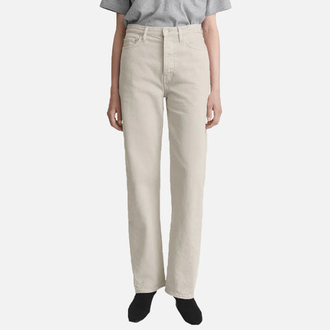 Twisted Seam Denim Full Length Smoke Grey