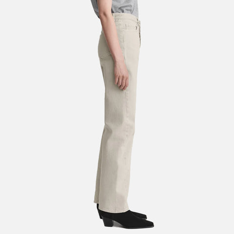 Twisted Seam Denim Full Length Smoke Grey