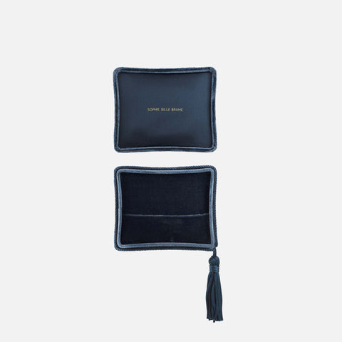 Velvet Jewellery Box Blue