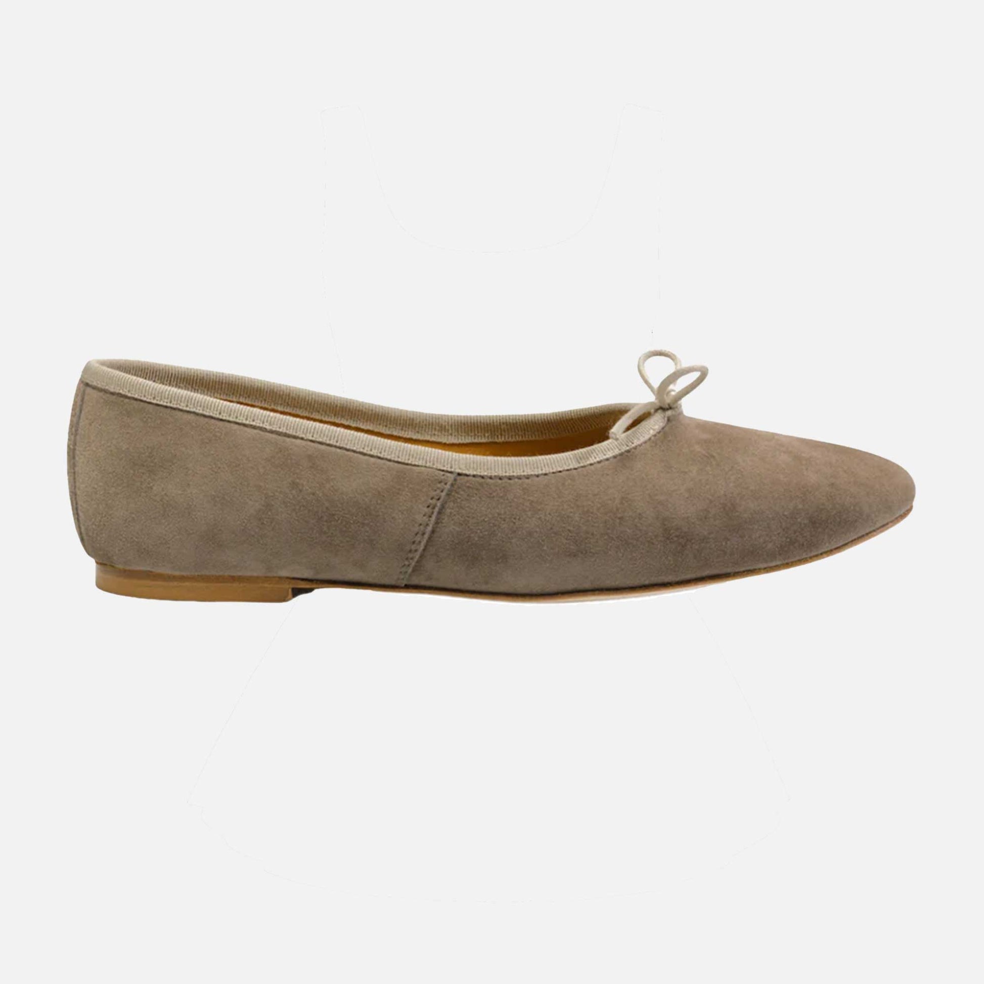 Volcano Ballerina Suede Greige