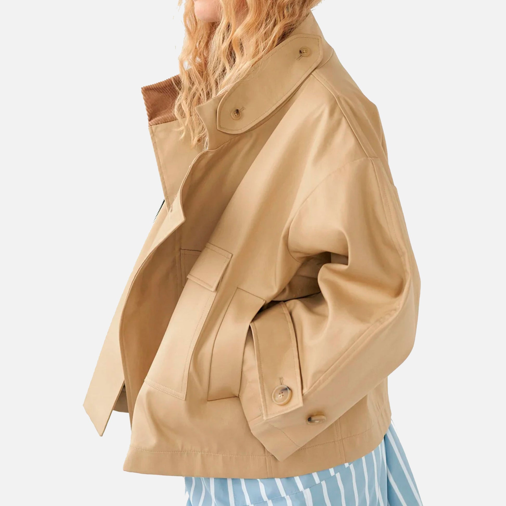 Water Resistant Jacket Beige