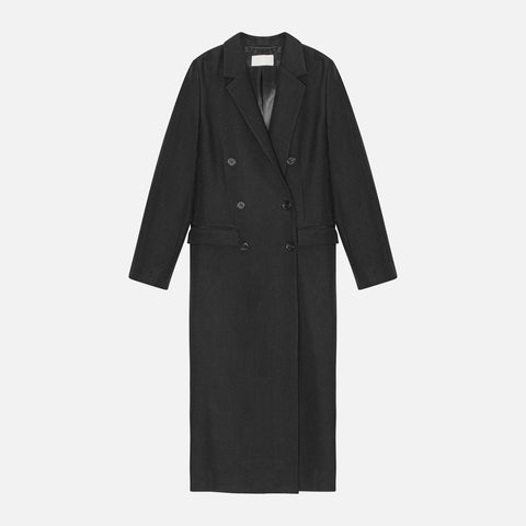 William Wool Coat Black