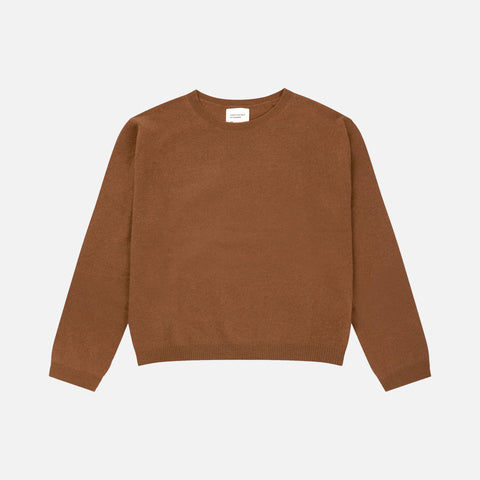 Women's Boxy O-Neck Butterscotch
