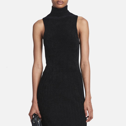 Dylan Turtleneck Dress Black