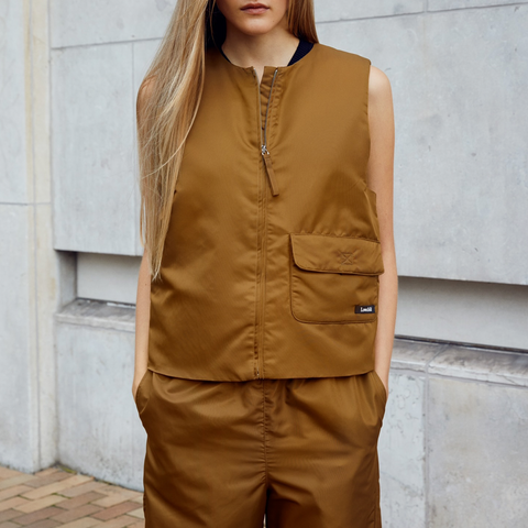 Halle Tech Nylon Vest Tapernade