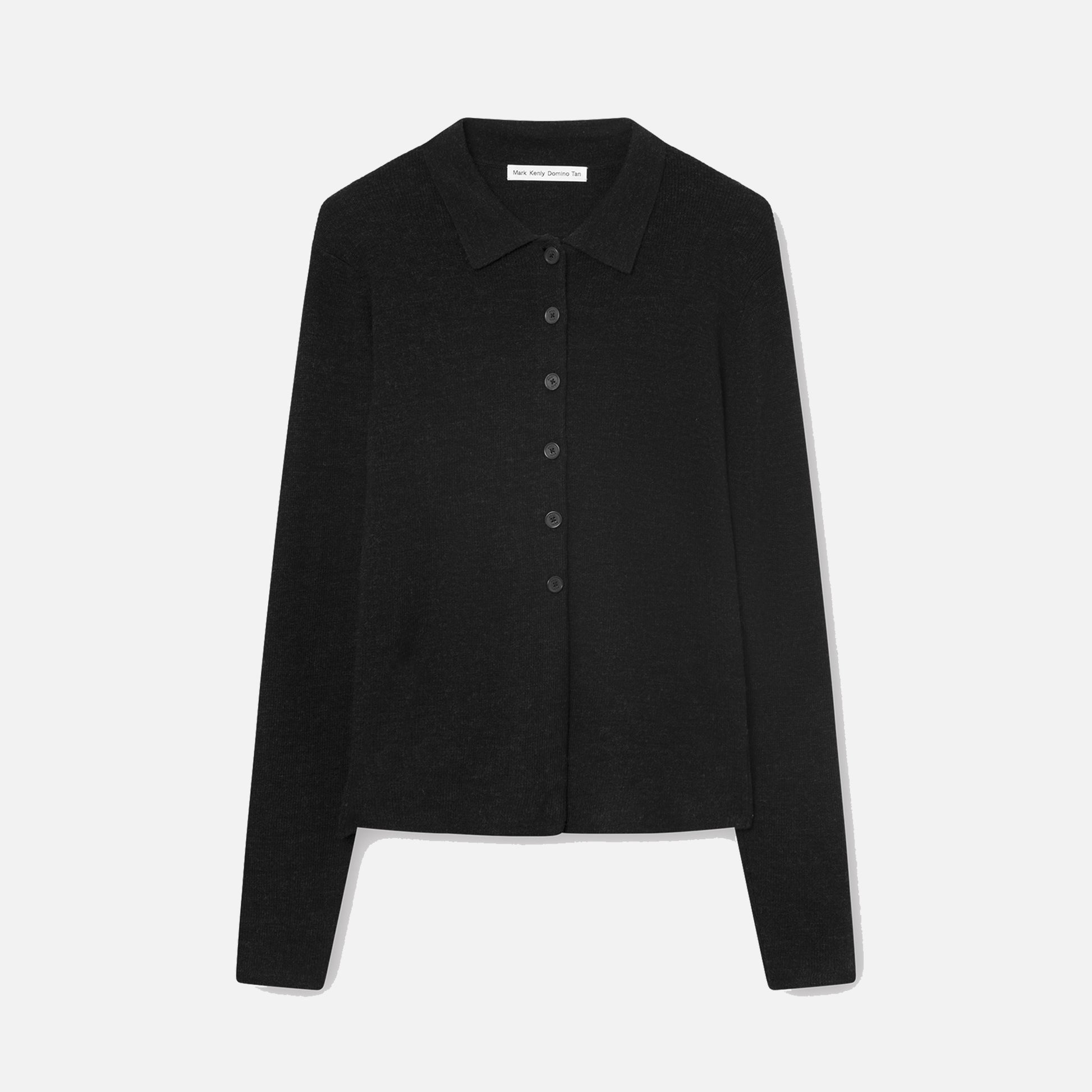 Korine Merino Knit Black Melange