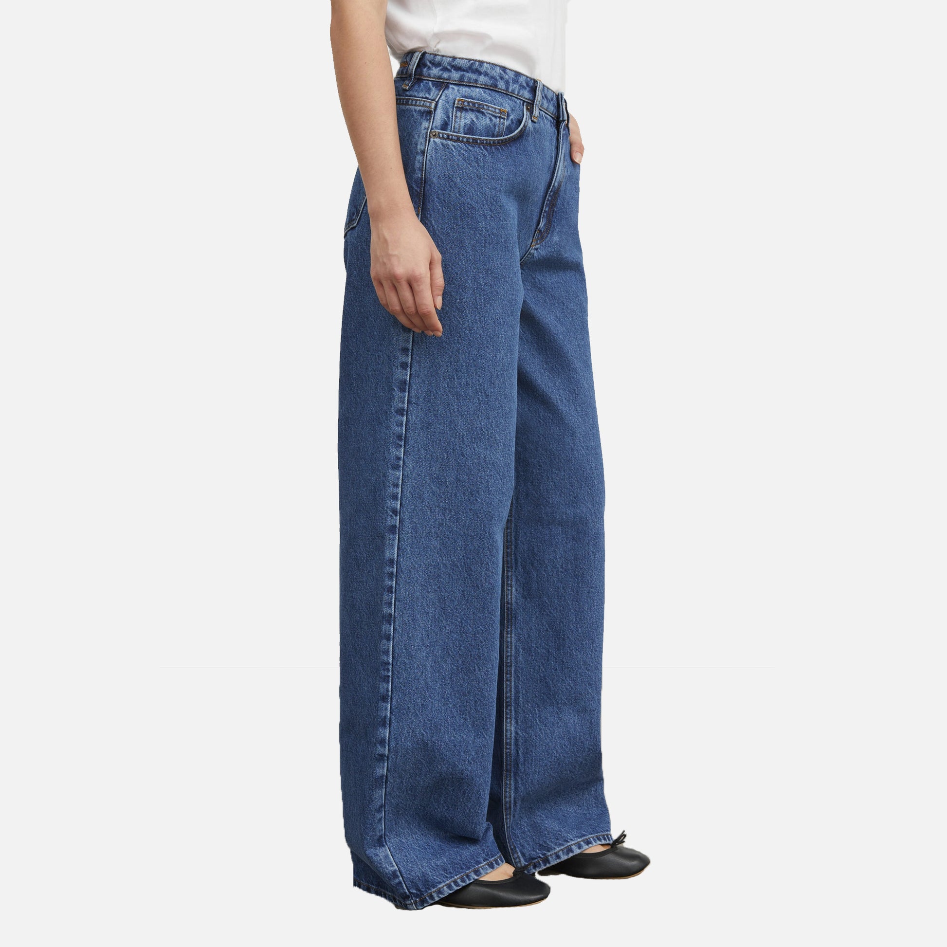 Willow Jeans Mid Blue Denim