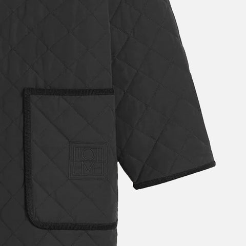Quilted Barn Jacket Black