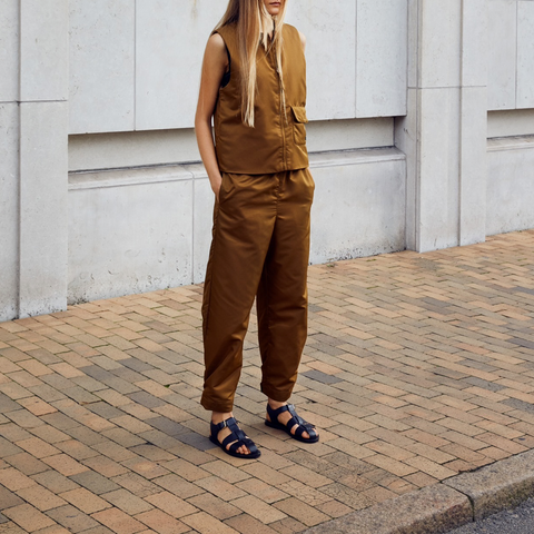 Marit Tech Nylon Pants Tapernade