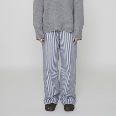 Sam Pants Double Stripe Grey/White