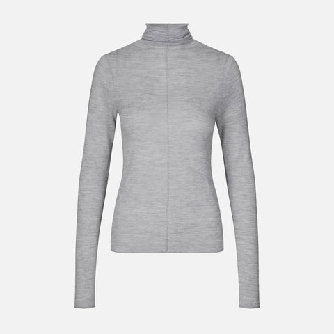 Tove Turtleneck Grey Melange