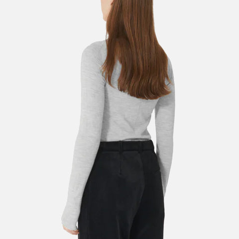 Tove Turtleneck Grey Melange