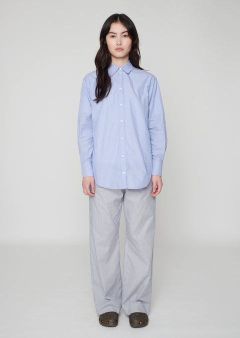 Arthur Shirt Blue/White Stripe