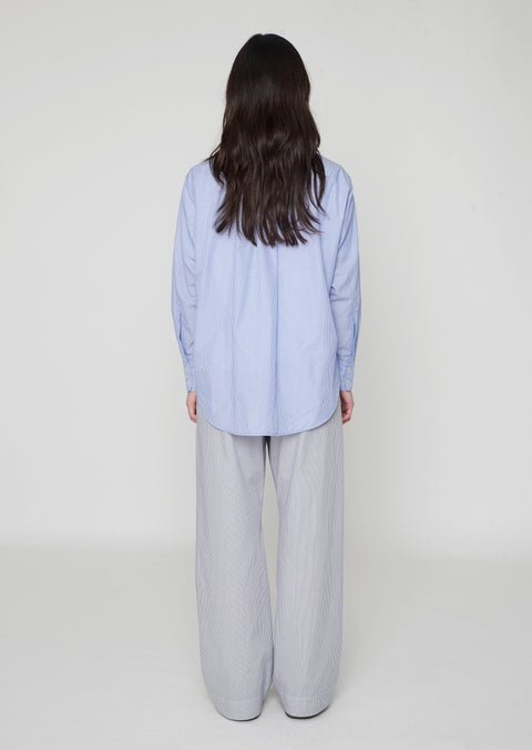 Arthur Shirt Blue/White Stripe