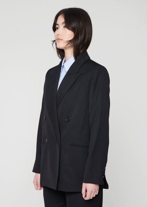 Andy Blazer Black Herringbone